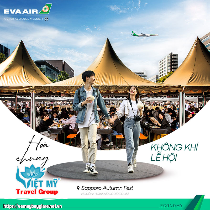 Lên kế hoạch bay đến Sapporo Nhật Bản cùng Eva Air