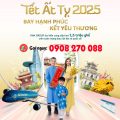 Mua vé máy bay Tết ẤT TỴ 2025 cùng Vietnam Airlines