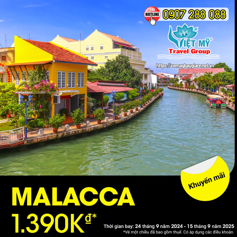 Scoot Air khuyến mãi vé bay đi Malacca