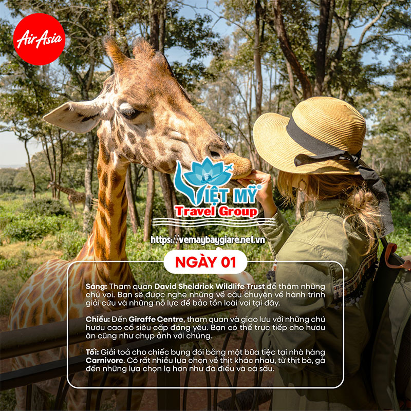 ƯU ĐÃI 20% GIÁ VÉ CHO ĐƯỜNG BAY ĐẾN NAIROBI