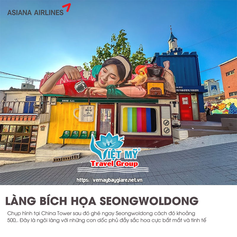 Khuyến mãi vé bay đêm đi Seoul Hàn Quốc hãng Asiana Airlines