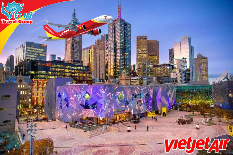 Cùng Vietjet bay đến thành phố Melbourne nước ÚC