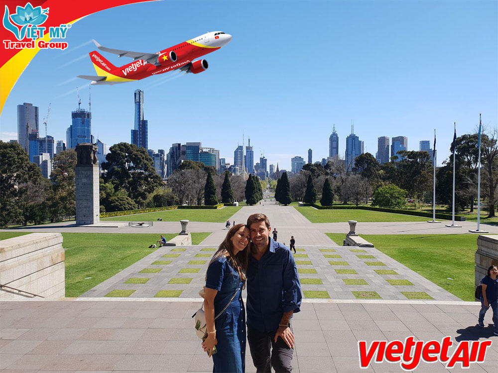 Cùng Vietjet bay đến thành phố Melbourne nước ÚC