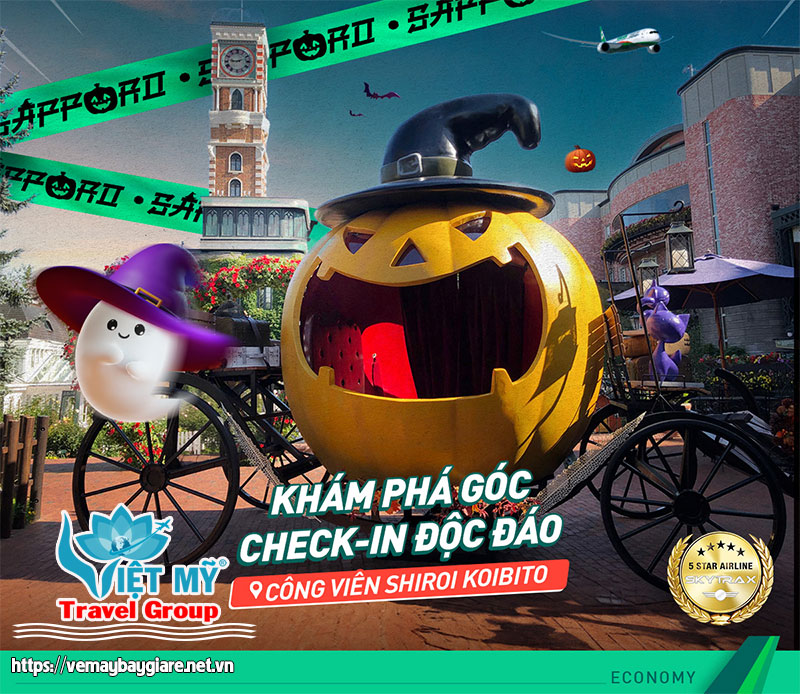 Ú OÀ HALLOWEEN, BAY SAPPORO CHƠI NGAY CHO ĐÃ!