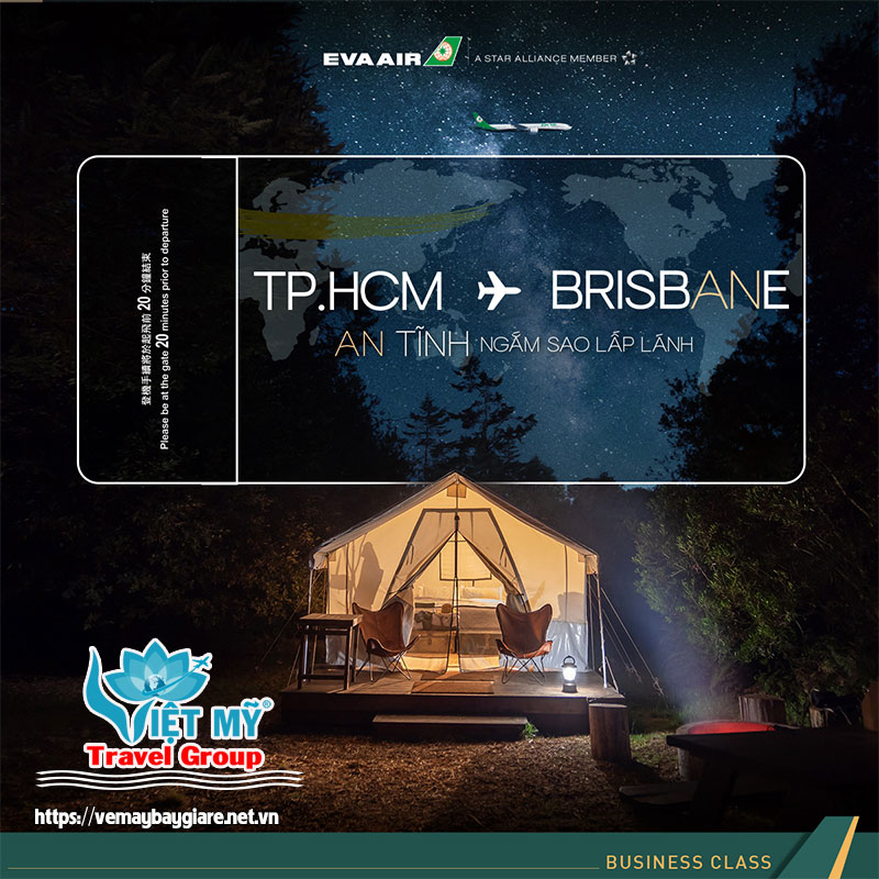 AN NHIÊN MÙA XUÂN BRISBANE, TRẢI NGHIỆM GLAMPING ĐẲNG CẤP