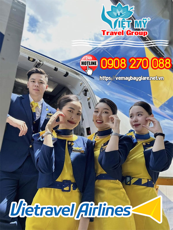 Tận hưởng ghế ngồi cao cấp trên chuyến bay của Vietravel Airlines