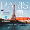 Khám phá Paris Pháp xinh đẹp - bay khứ hồi chỉ từ 547USD