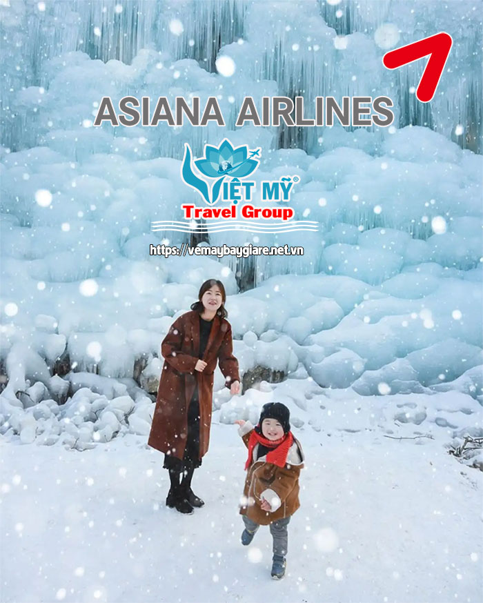 Asiana Airlines khuyến mãi giá vé đi Hàn Quốc