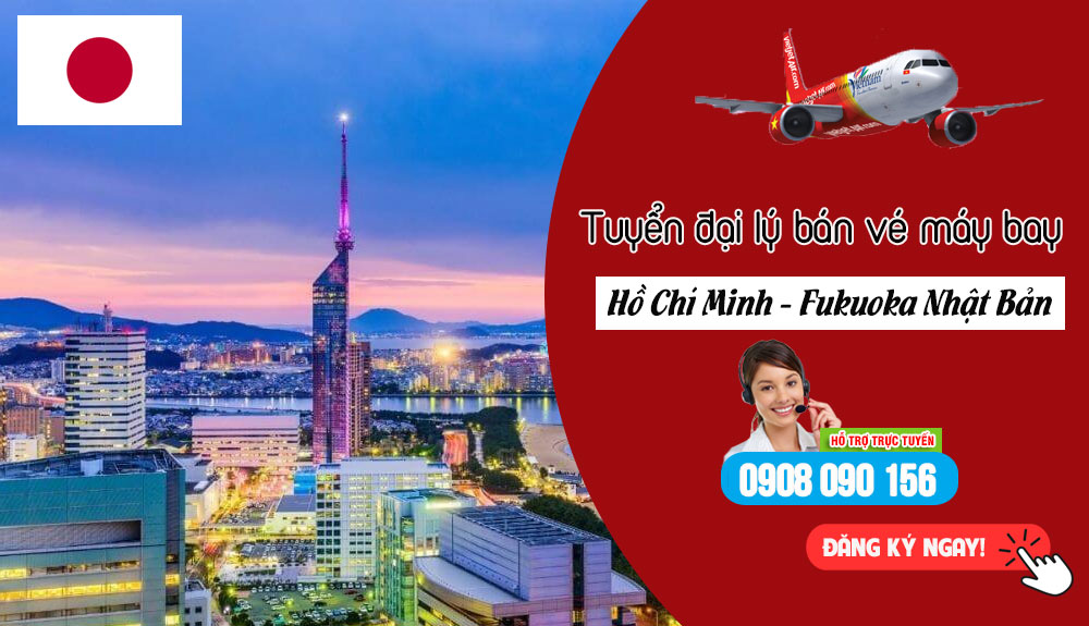 Đăng ký đại lý cấp 2 bán vé máy bay đi Nhật Bản hãng Vietjet Air