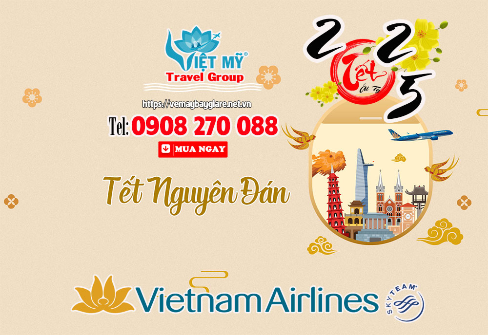 Bay TẾT đồng giá - Mang xuân về nhà với Vietnam Airlines!