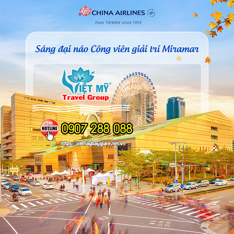 China Airlines GIẢM 13% giá vé Đà Nẵng - Taipei