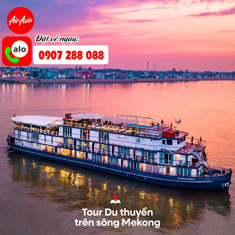 Đặt vé bay thẳng từ Hà Nội, Tp. HCM đi Phnom Penh
