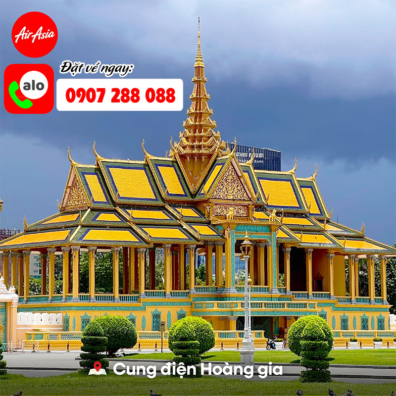 Đặt vé bay thẳng từ Hà Nội, Tp. HCM đi Phnom Penh
