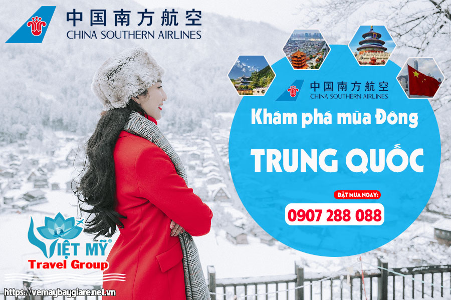 Lịch bay mùa Đông 2025 từ China Southern Airlines