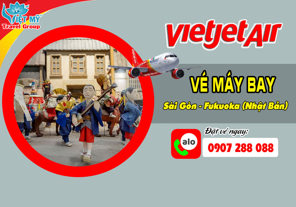 Vé máy bay Sài Gòn đi Fukuoka Nhật Bản