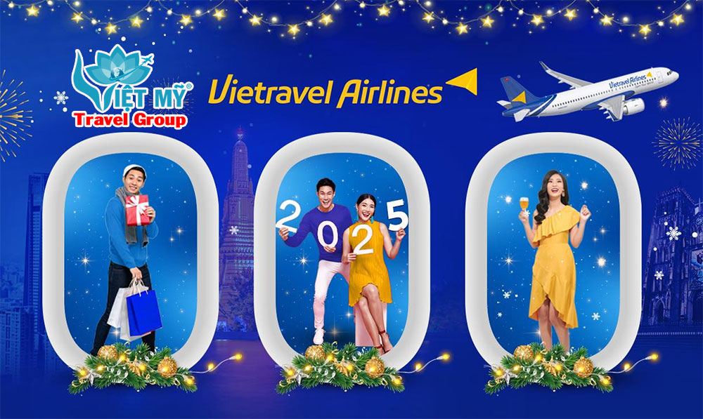 GIẢM GIÁ 30% giá vé máy bay Vietravel Airlines