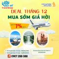 DEAL HOT tháng 12 từ Singapore Airlines
