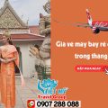 Giá vé máy bay rẻ đi Thái Lan trong tháng 1