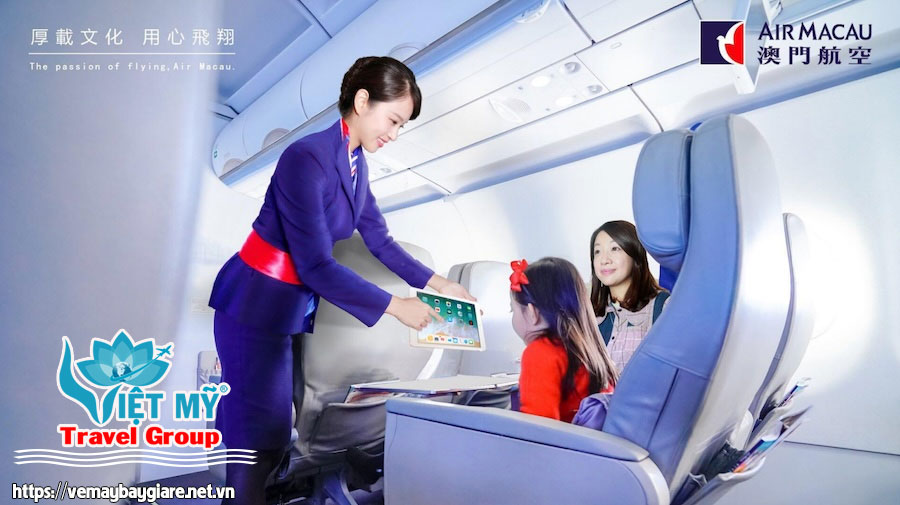 Air Macau GIẢM giá vé máy bay đi Trung Quốc, Hàn Quốc, Nhật Bản