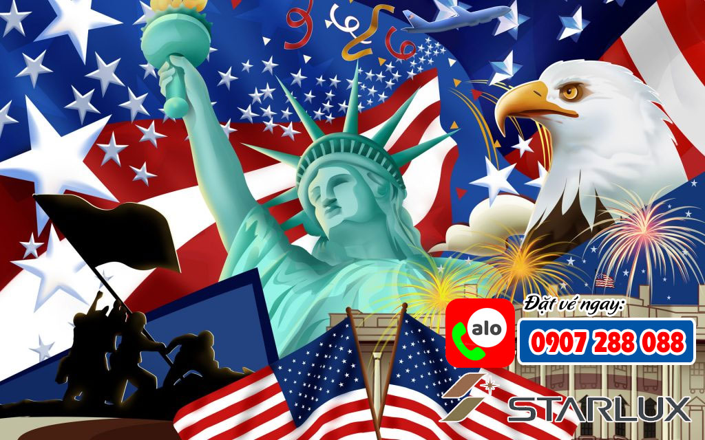 Đặt mua vé máy bay hãng Starlux đến Los Angeles, San Francisco, Seattle