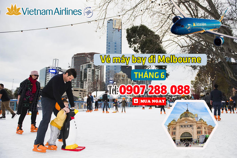 Vé máy bay đi Melbourne tháng 6 Vietnam Airlines