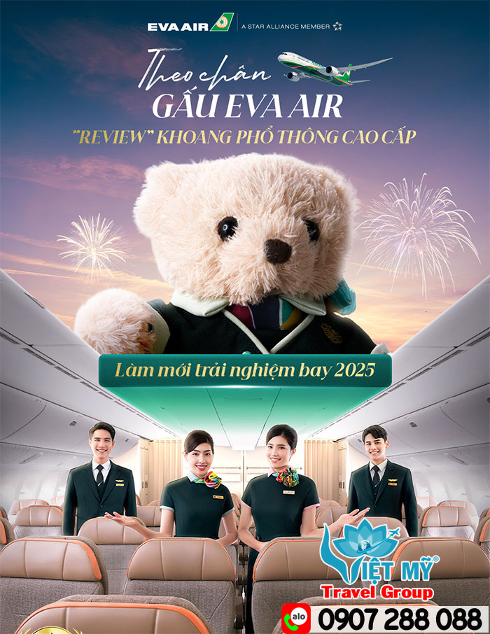 Đến Seattle hãng EVA Air - Trải nghiệm tiện nghi xịn sò trong khoang Phổ thông cao cấp