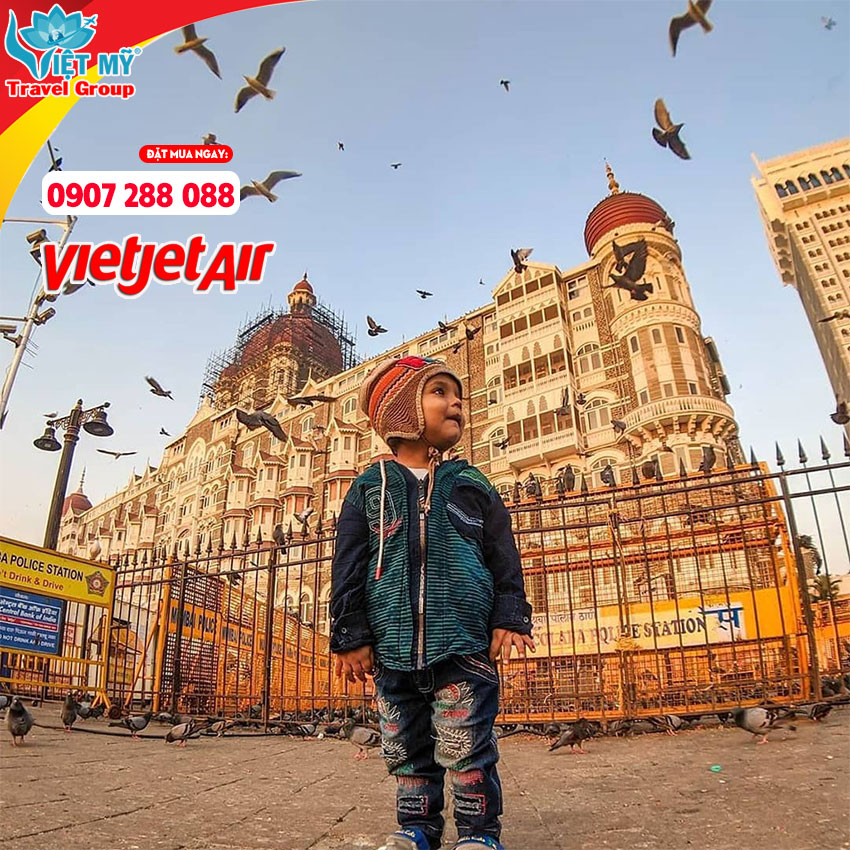Vé máy bay Tp.HCM đi Mumbai hãng Vietjet