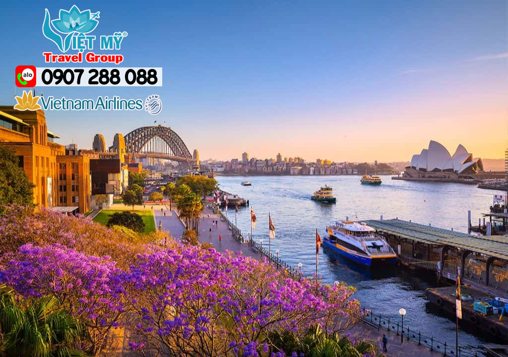 Tổng đài tư vấn vé đi Sydney hãng Vietnam Airlines: 0907 288 088