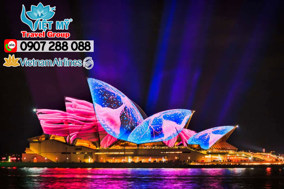 Tổng đài tư vấn vé đi Sydney hãng Vietnam Airlines: 0907 288 088