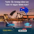 Cơ hội săn vé máy bay đi ÚC giá ưu đãi hãng Vietnam Airlines