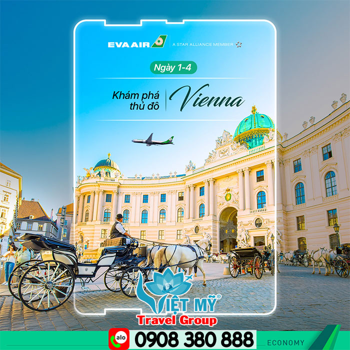 Khám phá thủ đô Vienna cổ kính xinh đẹp với EVA Air!