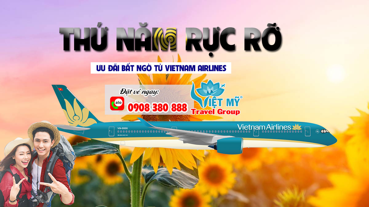 Vietnam Airlines mang đến chương trình ưu đãi đặc biệt mỗi thứ 5 hàng tuần