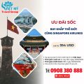 Ưu đãi sốc bay khắp thế giới cùng Singapore Airlines