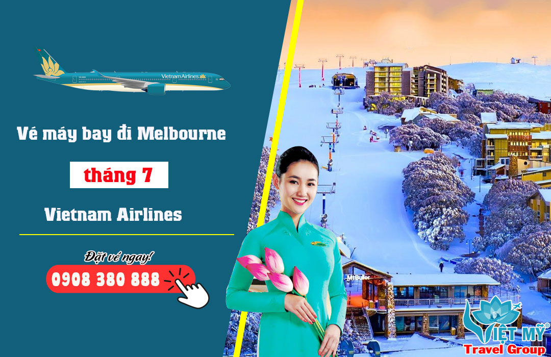 Vé máy bay đi Melbourne tháng 7 Vietnam Airlines