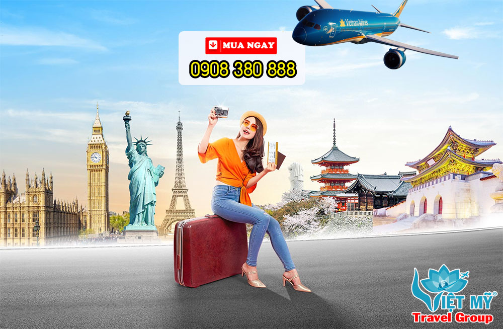 Vietnam Airlines GIẢM đến 15% Việt Nam đi Quốc tế