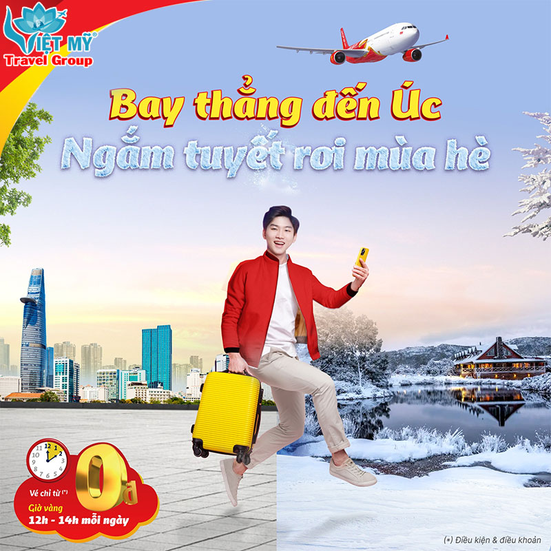 Bay thẳng đến Úc cùng Vietjet - ngắm tuyết rơi mùa hè