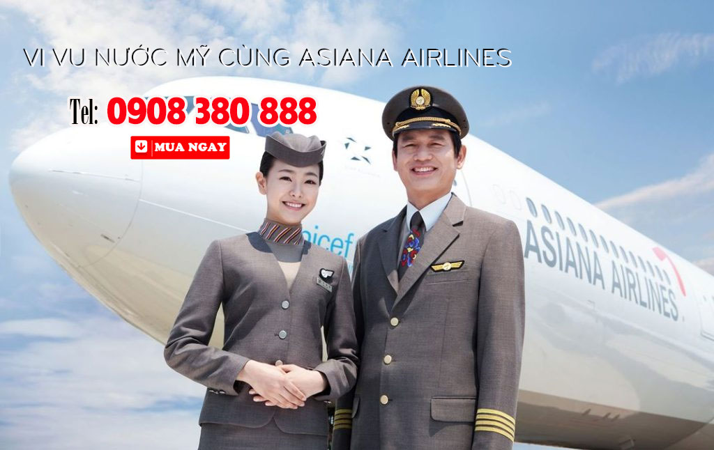Vi vu nước Mỹ cùng Asiana Airlines - GIẢM 15% giá vé