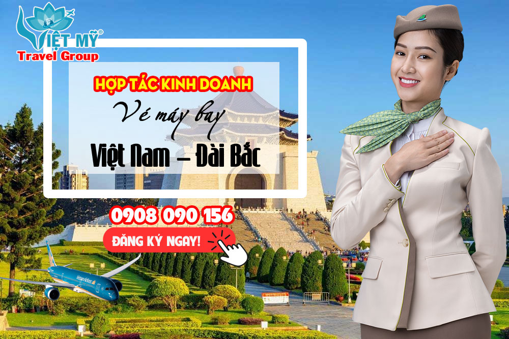 Hợp tác kinh doanh vé máy bay Việt Nam - Đài Bắc