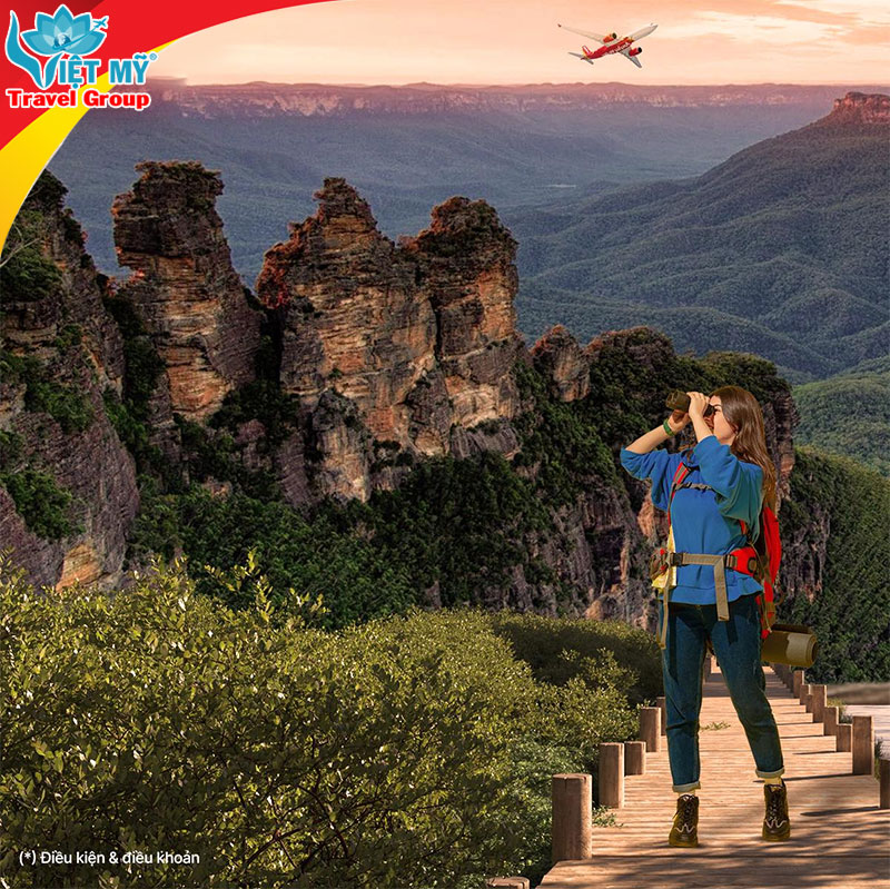 Bay đến Sydney, mở lối vào Blue Mountains – Trải nghiệm thiên nhiên trọn vẹn