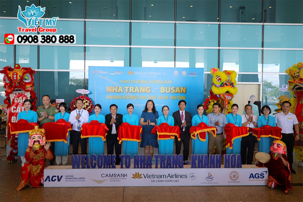Vietnam Airlines khai trương bay thẳng Nha Trang - Busan