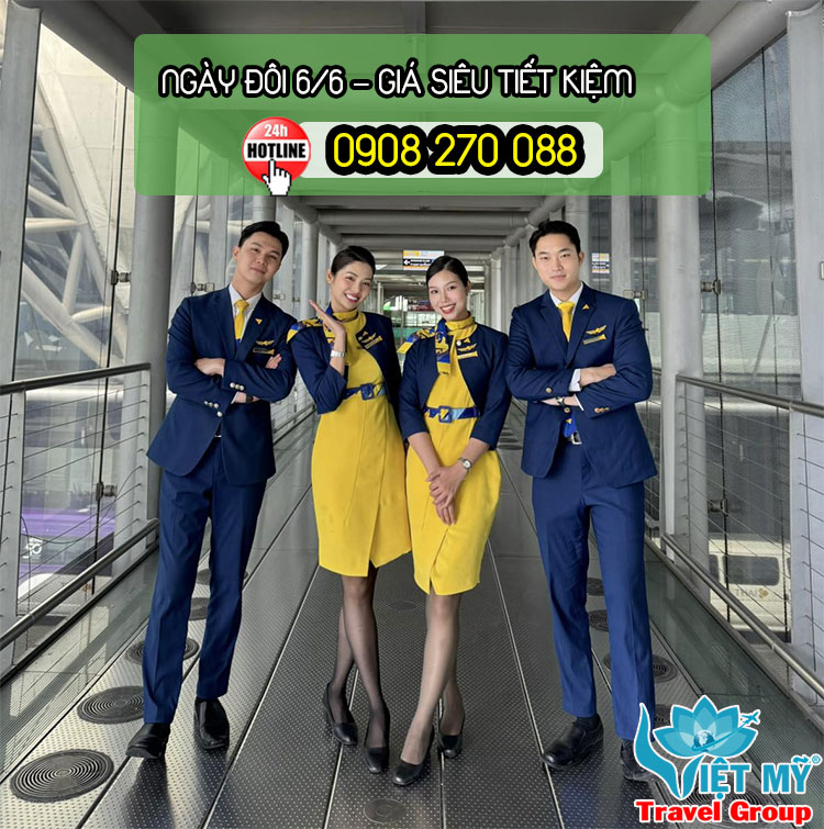 Khuyến mãi Vietravel Airlines ngày song đôi 06/06/2025