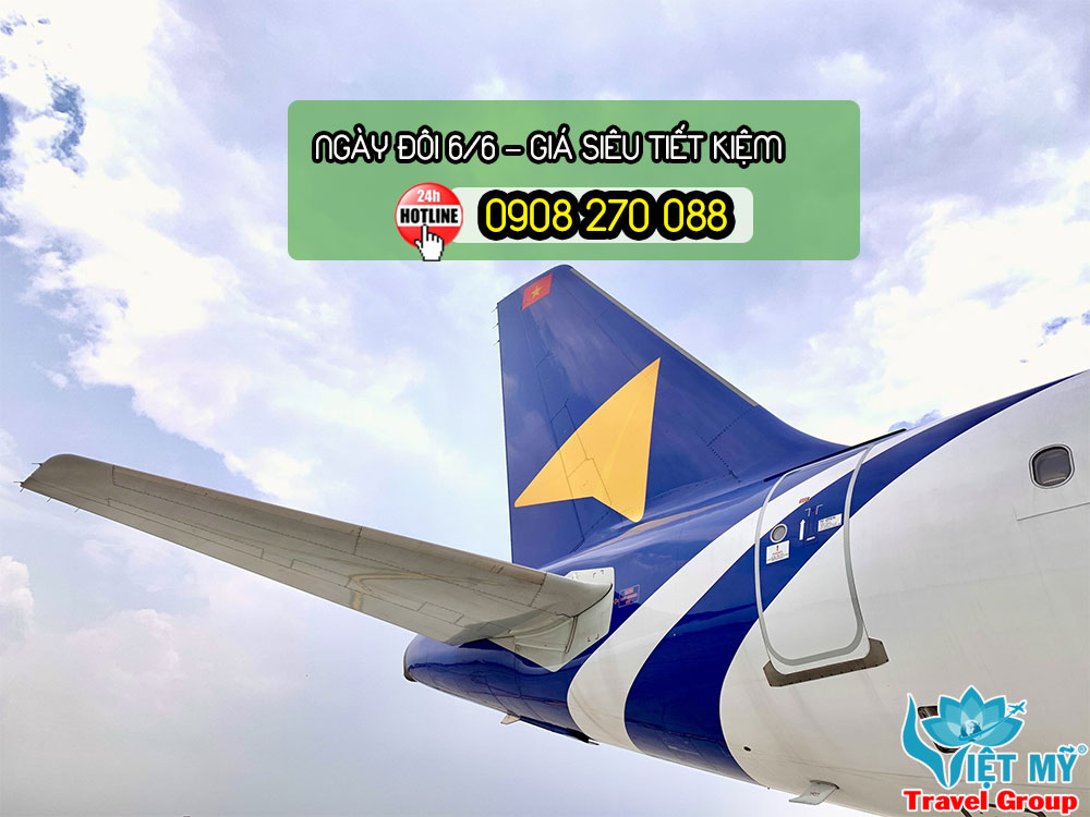Khuyến mãi Vietravel Airlines ngày song đôi 06/06/2025