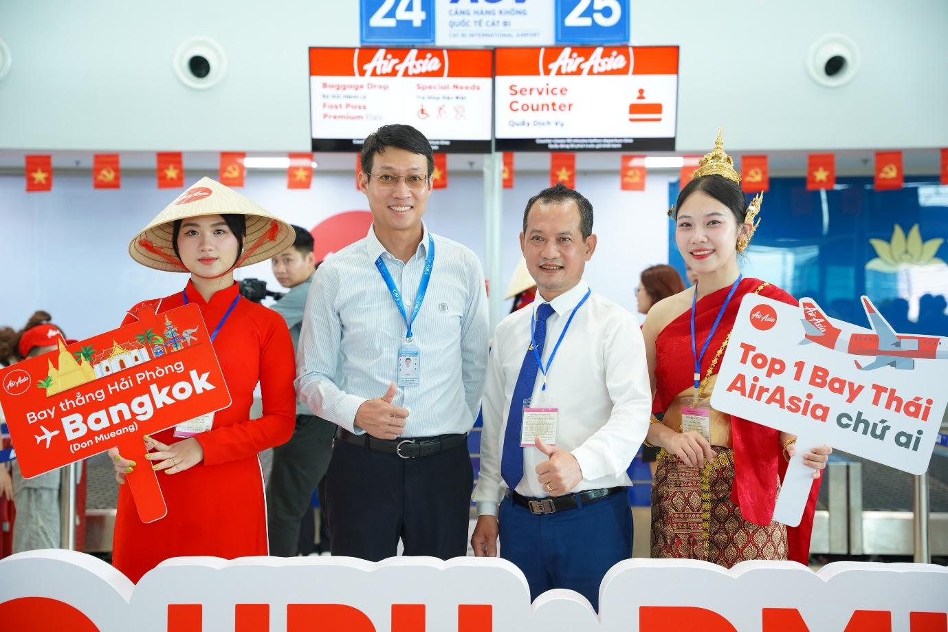 AirAsia chính thức mở đường bay thẳng Hải Phòng đi Bangkok
