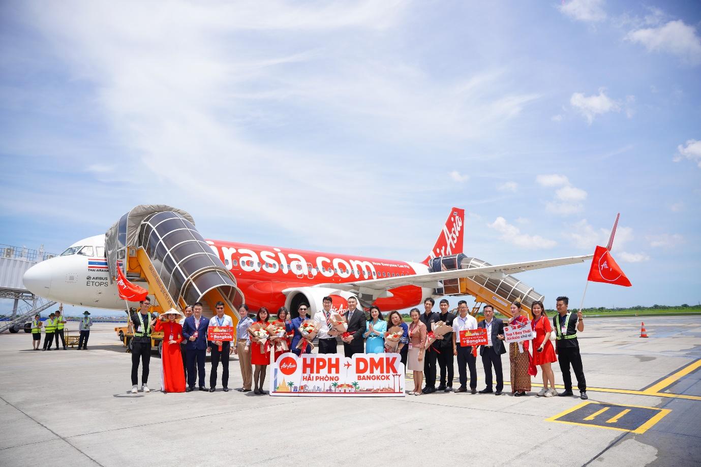 Khai trương đường bay Hải Phòng – Bangkok của AirAsia