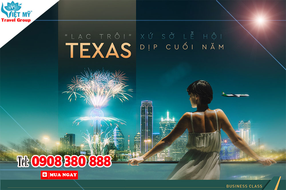 Khám phá Texas lễ hội – Mua vé EVA Air ngay!
