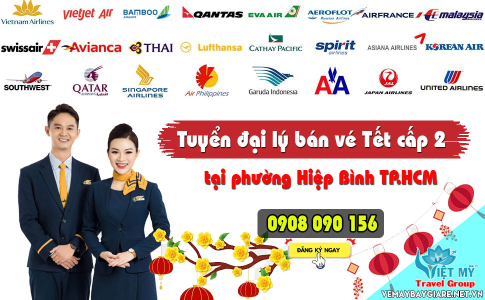 Tuyển đại lý bán vé Tết cấp 2 tại phường Hiệp Bình TPHCM
