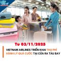Vietnam Airlines thu phí hành lý xách tay vượt quy định từ 03/11/2025