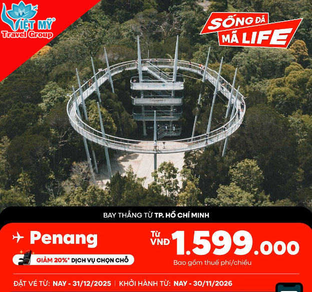 Ưu đãi vé máy bay Malaysia – Đặt tại Phòng vé Việt Mỹ
