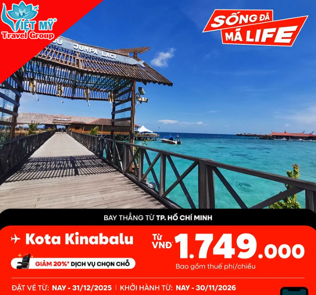 Ưu đãi vé máy bay Malaysia – Đặt tại Phòng vé Việt Mỹ