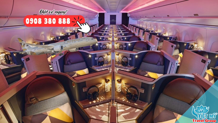 Đặt Vé Business Class Từ Hà Nội Đi Abu Dhabi, Dubai Với Etihad Airways